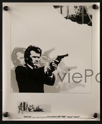 7f1539 DIRTY HARRY 2 8x10 stills 1971 images of Clint Eastwood running + poster art, Don Siegel!