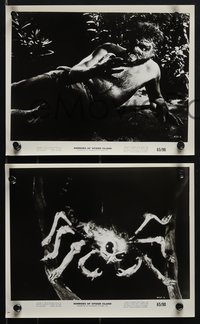 7f1497 HORRORS OF SPIDER ISLAND 13 8x10 stills 1965 with cool images of the most hideous monster!