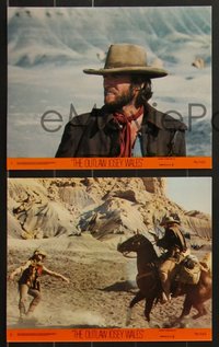 7f1508 OUTLAW JOSEY WALES 8 8x10 mini LCs 1969 Clint Eastwood, Chief Dan George, Sondra Locke & more!