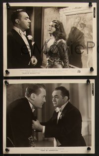 7f1511 TALES OF MANHATTAN 8 7.75x9.75 to 8x10.25 stills 1942 Hayworth, Robinson, Boyer, Mitchell!