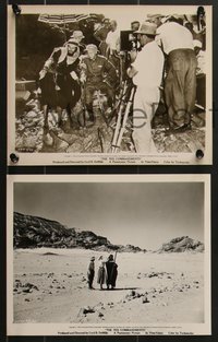 7f1521 TEN COMMANDMENTS 5 candid 8x10 stills 1956 Cecil B. DeMille, Heston, Brynner, Robinson!