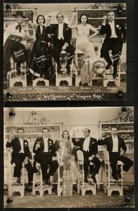 7f1529 WONDER BAR 4 trimmed from 7.5x8 to 7.5x9.5 stills 1934 Al Jolson, Del Rio, Cortez, Powell!