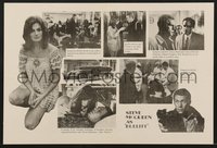 7f0345 BULLITT herald 1968 great images of Steve McQueen & Bisset in Peter Yates car chase classic!