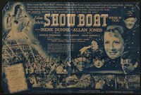 7f0349 SHOW BOAT herald 1936 Irene Dunne, Paul Robeson, Allan Jones, James Whale, ultra rare!