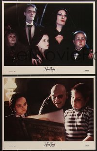 7f0635 ADDAMS FAMILY 8 LCs 1991 Raul Julia, Christopher Lloyd, Anjelica Huston, Christina Ricci!