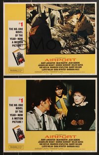 7f0636 AIRPORT 8 int'l LCs 1970 Jean Seberg, Burt Lancaster, George Kennedy & more!