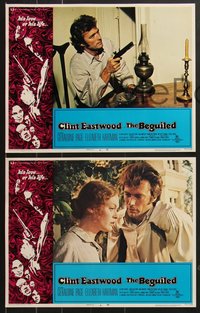 7f0645 BEGUILED 8 LCs 1971 Clint Eastwood & Geraldine Page, directed by Don Siegel!