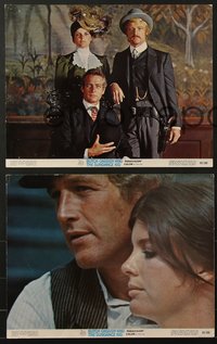 7f0854 BUTCH CASSIDY & THE SUNDANCE KID 4 color 11x14 stills 1969 Paul Newman, Robert Redford, Ross!