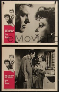 7f0855 CHILD IS WAITING 4 LCs 1963 Burt Lancaster & Judy Garland, Rowlands, directed by Cassavetes!