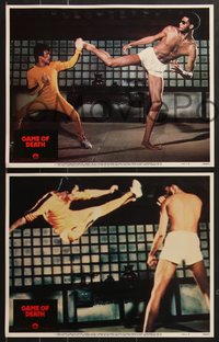 7f0720 GAME OF DEATH 8 LCs 1979 Bruce Lee, Kareem Abdul Jabbar, kung fu, complete set!