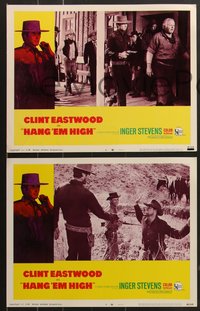 7f0841 HANG 'EM HIGH 6 LCs 1968 Clint Eastwood, they hung the wrong man & didn't finish the job!