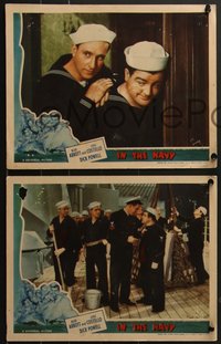 7f0842 IN THE NAVY 6 LCs 1941 Bud Abbott & Lou Costello as sailors + the Andrews Sisters!