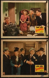 7f0865 JITTERBUGS 3 LCs 1943 Stan Laurel & Oliver Hardy w/ Vivian Blaine, Bailey and more, poker!