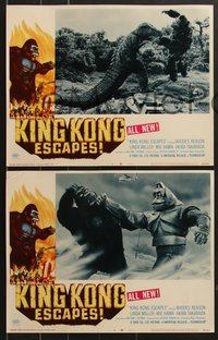 7f0734 KING KONG ESCAPES 8 LCs 1968 Ishiro Honda's Kingukongu no Gyakushu, cool monster images!