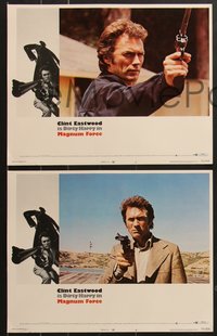 7f0744 MAGNUM FORCE 8 LCs 1973 Clint Eastwood as toughest cop Dirty Harry with his huge gun!