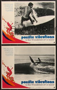 7f0764 PACIFIC VIBRATIONS 8 LCs 1971 AIP, really awesome surfing images & border artwork!