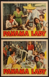 7f0868 PANAMA LADY 3 LCs 1939 great images of sexy Lucille Ball & Rocky Lane, Steffi Duna!