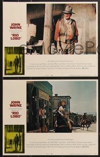 7f0780 RIO LOBO 8 LCs 1971 John Wayne, Jennifer O'Neill, directed by Howard Hawks!