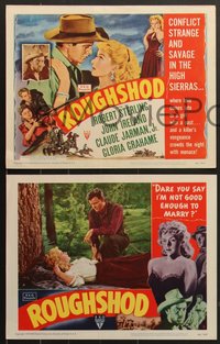 7f0787 ROUGHSHOD 8 LCs 1949 Robert Sterling, John Ireland, sexy bad girl Gloria Grahame!