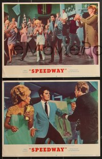 7f0805 SPEEDWAY 8 LCs 1968 cool images of race car driver Elvis Presley with sexy Nancy Sinatra!