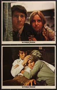 7f0810 STRAW DOGS 8 LCs 1972 directed by Sam Peckinpah, images of Dustin Hoffman & Susan George!