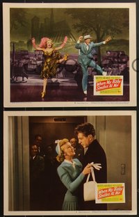 7f0859 WHEN MY BABY SMILES AT ME 4 LCs 1948 images of sexy Betty Grable with Dan Dailey, dancing!