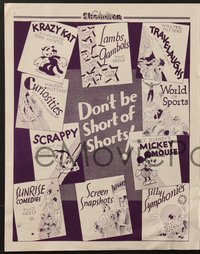 7f0283 COLUMBIA SHOWMAN exhibitor magazine May 1933 Mickey Mouse & Krazy Kat posters, ultra rare!