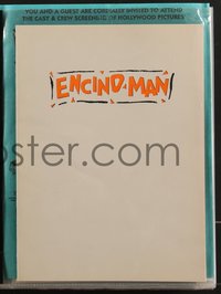 7f0357 ENCINO MAN revised final draft script 1992 designer's personal example w/32 candid photos!