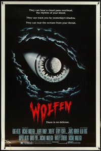 7g0024 WOLFEN 40x60 1981 Albert Finney, Gregory Hines, supernatural wolf horror, ultra rare!