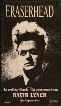 7g0783 ERASERHEAD Belgian 1980s directed by David Lynch, Jack Nance, surreal fantasy horror!