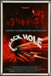 7g0281 BLACK HOLE int'l 1sh 1979 Disney sci-fi, Schell, Perkins, Forster & Mimieux, different!