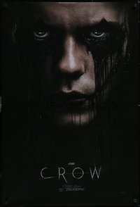 7g0304 CROW teaser DS 1sh 2024 close-up of Bill Skarsgard, ultra rare!