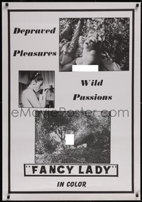 7g0071 FANCY LADY 1sh 1971 Nick Millard directed, Uschi Digard, pleasures & wild passions, sexy!