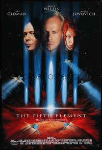 7g0333 FIFTH ELEMENT DS 1sh 1997 Bruce Willis, Milla Jovovich, Oldman, directed by Luc Besson!