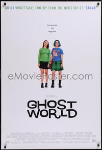 7g0348 GHOST WORLD int'l 1sh 2001 Thora Birch, Scarlett Johansson, Terry Zwigoff directed!