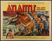 7g0815 ATLANTIS THE LOST CONTINENT 1/2sh 1961 George Pal sci-fi, cool fantasy art by Joseph Smith!