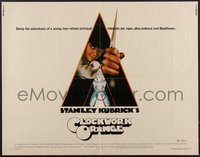 7g0818 CLOCKWORK ORANGE 1/2sh 1972 Kubrick classic, Castle art of McDowell, rare!