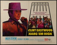 7g0829 HANG 'EM HIGH 1/2sh 1968 Clint Eastwood, they hung the wrong man & didn't finish the job!