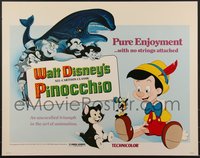 7g0837 PINOCCHIO 1/2sh R1978 Disney classic cartoon about wooden boy who becomes real!