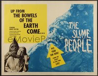 7g0842 SLIME PEOPLE 1/2sh 1963 wild cheesy wacky image, they came up from the bowels of the Earth!