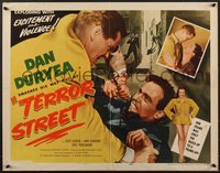 7g0845 TERROR STREET 1/2sh 1953 Dan Duryea, exploding with excitement and violence, ultra rare!