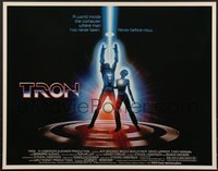 7g0849 TRON 1/2sh 1982 Walt Disney sci-fi, Jeff Bridges in a computer, cool special effects!