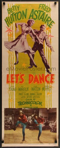 7g0658 LET'S DANCE insert 1950 great image of dancing Fred Astaire & Betty Hutton!