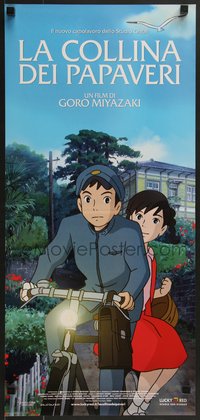 7g0567 FROM UP ON POPPY HILL Italian locandina 2012 from Hayao's son Goro Miyazaki anime, rare!