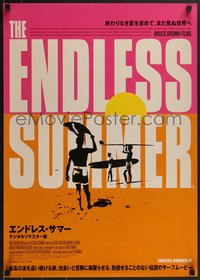 7g0863 ENDLESS SUMMER Japanese R2024 John Van Hamersveld art, Brown surfing classic, ultra rare!