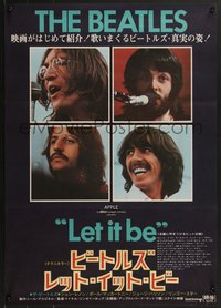 7g0874 LET IT BE Japanese 1970 Beatles, John Lennon, Paul McCartney, Ringo Starr, George Harrison!