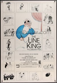 7g0406 LINE KING 1sh 1996 Al Hirschfeld Story, art of Marx Bros., Streisand, Hepburn & more!