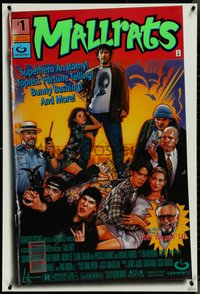 7g0417 MALLRATS DS 1sh 1995 Kevin Smith, Snootchie Bootchies, Stan Lee, comic artwork by Drew Struzan!