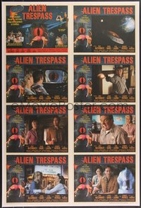 7g0097 ALIEN TRESPASS complete set of four posters 2009 8 uncut LCs, one 1sh, 1/2sh & insert!