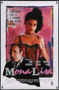 7g0424 MONA LISA 1sh 1986 Neil Jordan, art of Bob Hoskins & sexy Cathy Tyson by Lucinda Cowell!